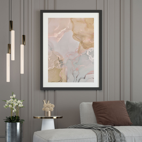 Póster - Efecto marmoleado