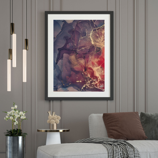 Póster - Efecto marmoleado