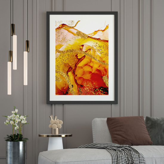 Póster - Efecto marmoleado