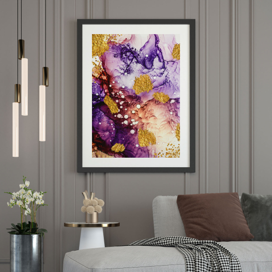 Póster - Efecto marmoleado