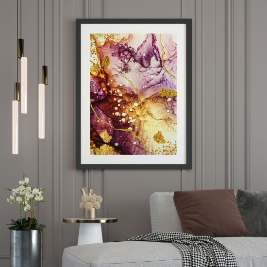 Póster - Efecto marmoleado