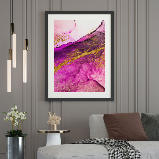 Póster - Efecto marmoleado