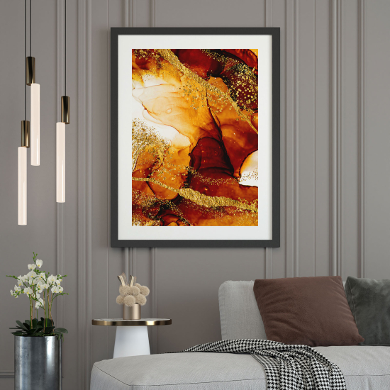 Póster - Efecto marmoleado