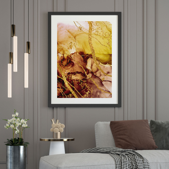 Póster - Efecto marmoleado