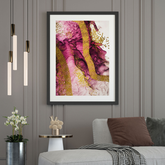 Póster - Efecto marmoleado