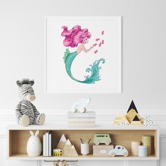 Póster para niños - Infantil - Sirena