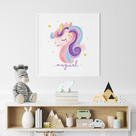 Póster para niños - Infantil - Unicornio