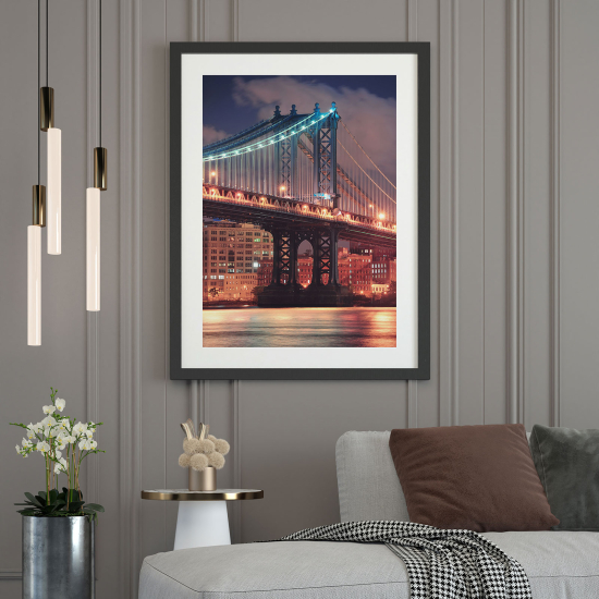 Póster - Puente de Manhattan Nueva York