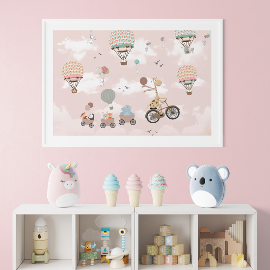 Pósters para niños - Infantil - Animales en el cielo