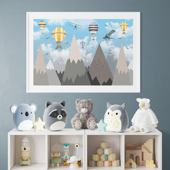 Pósters para niños - Infantil - Globos aerostáticos