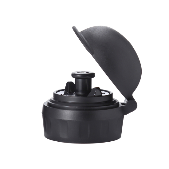 Tapón negro para botellas térmicas infantiles
