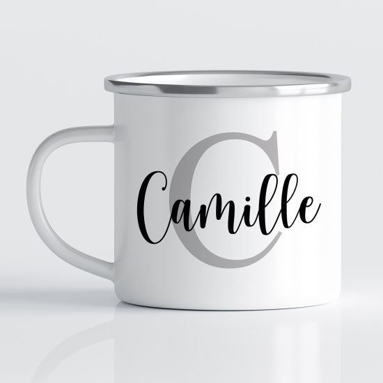 Taza esmaltada personalizada - Nombre