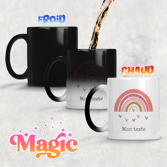 Taza mágica personalizada - ArcoÃris
