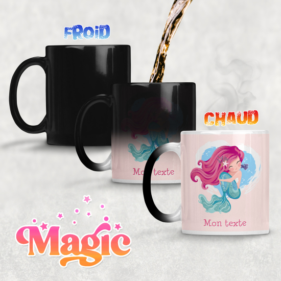 Taza mágica personalizada - Sirena
