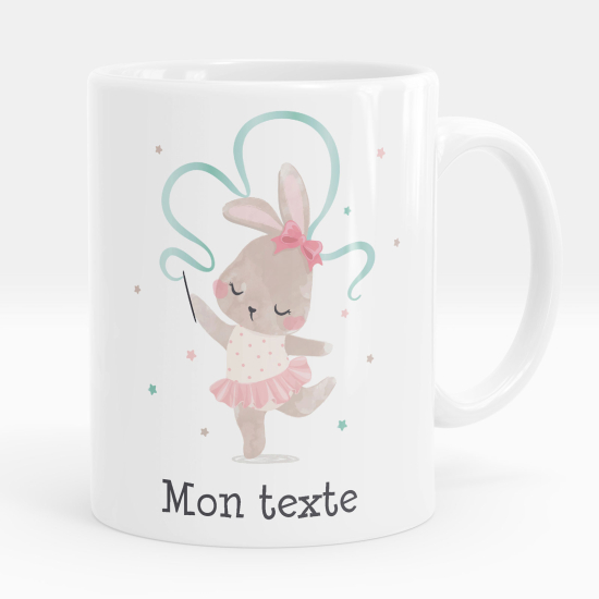 Taza personalizada - Conejita bailarina