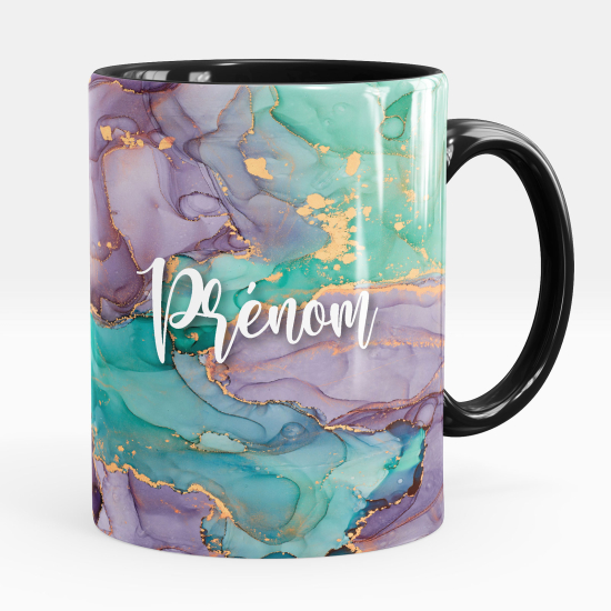Taza personalizada - Efecto marmoleado