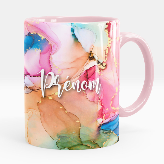 Taza personalizada - Efecto marmoleado