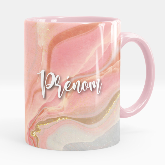 Taza personalizada - Efecto marmoleado