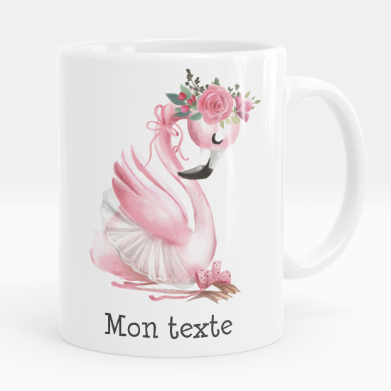 Taza personalizada - Flamenco rosa