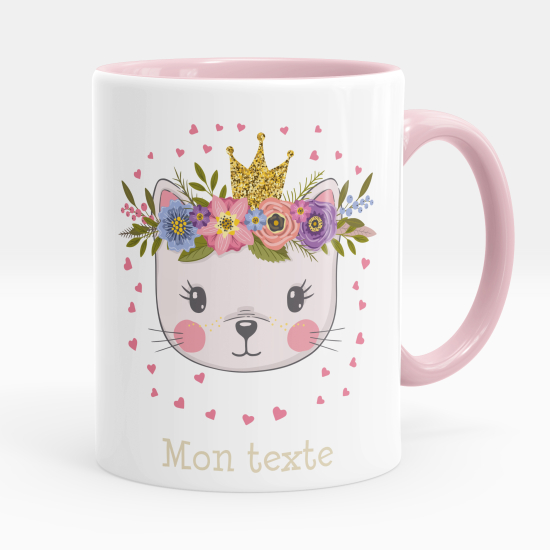 Taza personalizada - Gatita princesa