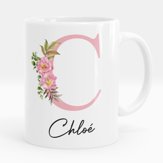 Taza personalizada - Letra C