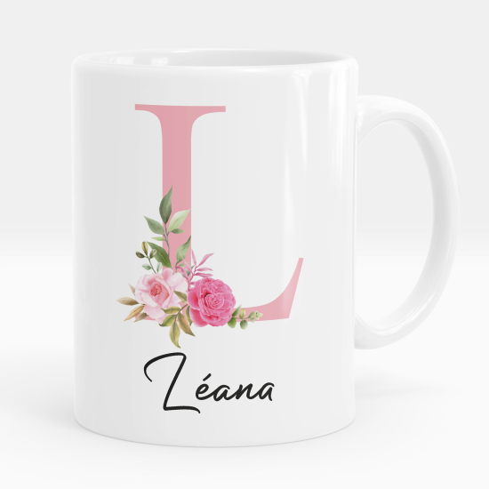 Taza personalizada - Letra L
