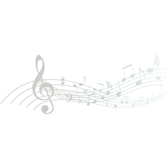 Vinilo Adhesivo Decorativo esmerilado - Alcance musical