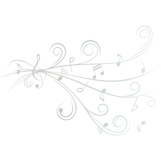 Vinilo Adhesivo Decorativo esmerilado - Alcance musical