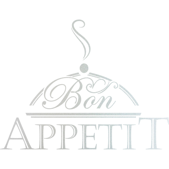 Vinilo Adhesivo Decorativo esmerilado - Buen provecho