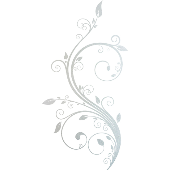 Vinilo Adhesivo Decorativo esmerilado - Composición floral