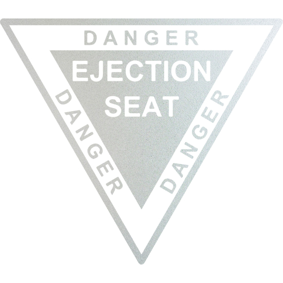 Vinilo Adhesivo Decorativo esmerilado - Peligro