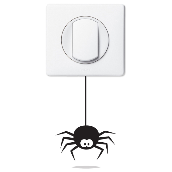 Vinilo Adhesivo Decorativo para interruptores - Araña