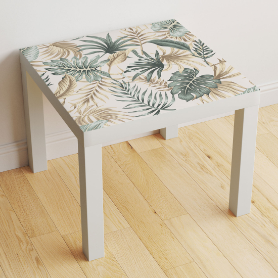 Vinilo Adhesivo Decorativo para Mesa - Hojas Tropicales