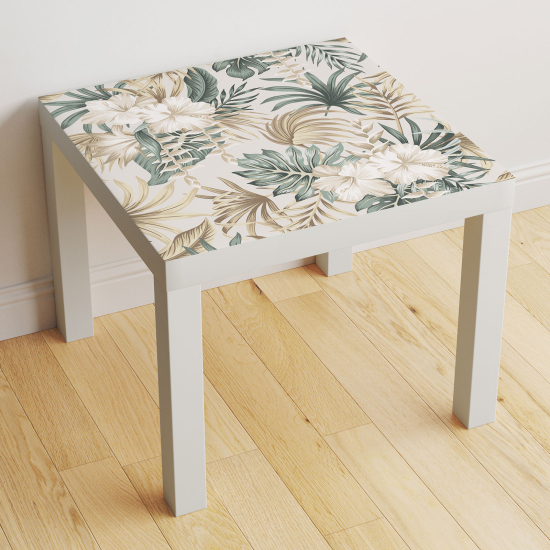 Vinilo Adhesivo Decorativo para Mesa - Hojas Tropicales