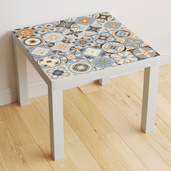 Vinilo Adhesivo Decorativo para Mesa - Motivo Azulejos de cemento