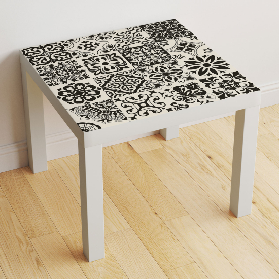 Vinilo Adhesivo Decorativo para Mesa - Motivo Azulejos de cemento