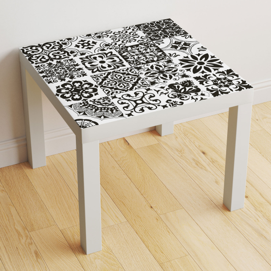 Vinilo Adhesivo Decorativo para Mesa - Motivo Azulejos de cemento