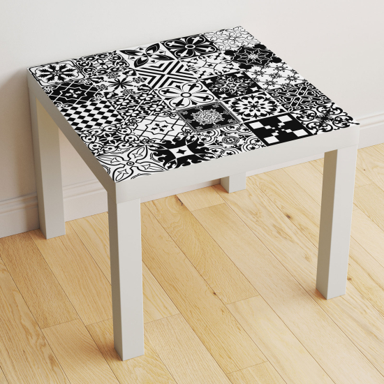Vinilo Adhesivo Decorativo para Mesa - Motivo Azulejos de cemento