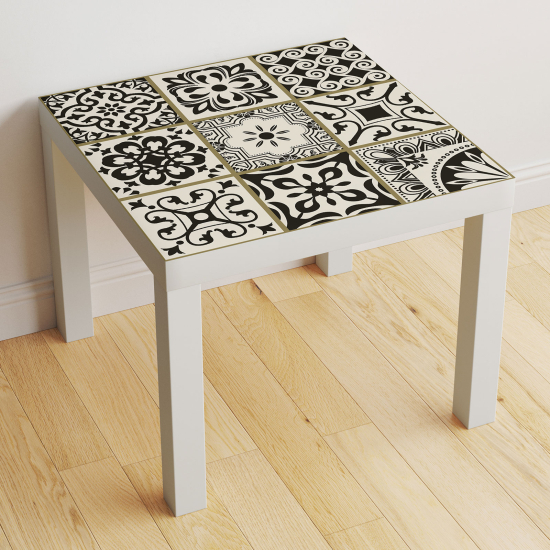Vinilo Adhesivo Decorativo para Mesa - Motivo Azulejos de cemento