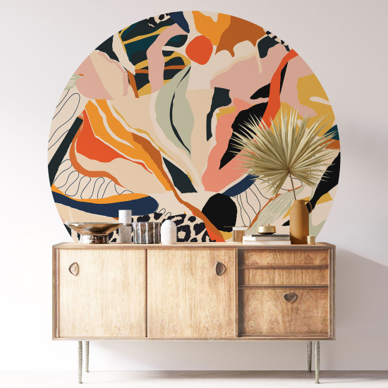 Vinilo Adhesivo Decorativo Redondo - Diseño