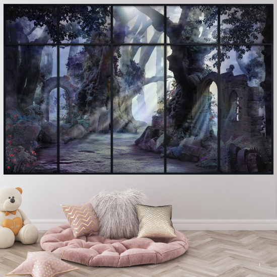 Vinilo Adhesivo Decorativo trampantojo 3D - Bosque