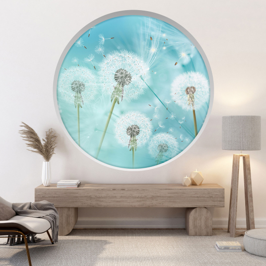 Vinilo Adhesivo Decorativo trampantojo 3D - Dientes de león