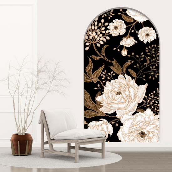 Vinilo Adhesivo Decorativo trampantojo 3D - Flores