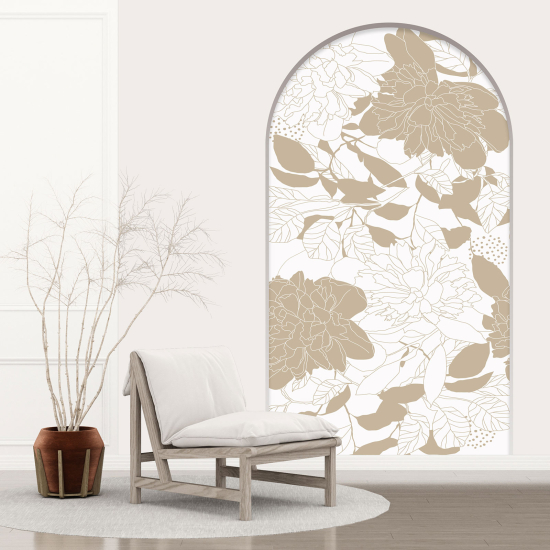 Vinilo Adhesivo Decorativo trampantojo 3D - Flores