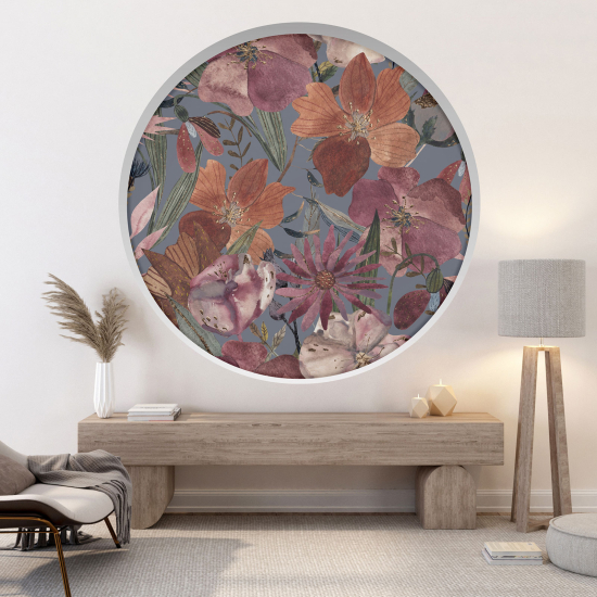 Vinilo Adhesivo Decorativo trampantojo 3D - Flores