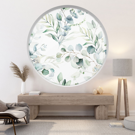 Vinilo Adhesivo Decorativo trampantojo 3D - Hojas