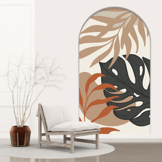Vinilo Adhesivo Decorativo trampantojo 3D - Hojas Tropicales