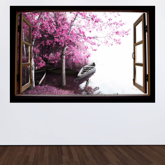 Vinilo Adhesivo Decorativo trampantojo 3D - Lago