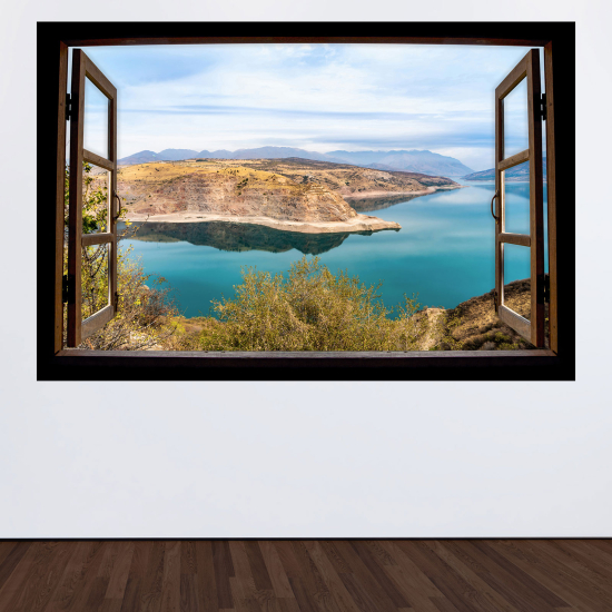 Vinilo Adhesivo Decorativo trampantojo 3D - Lago