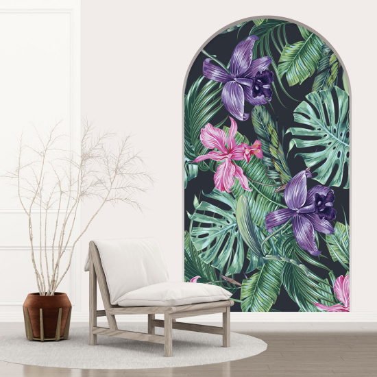 Vinilo Adhesivo Decorativo trampantojo 3D - Motivo Tropical